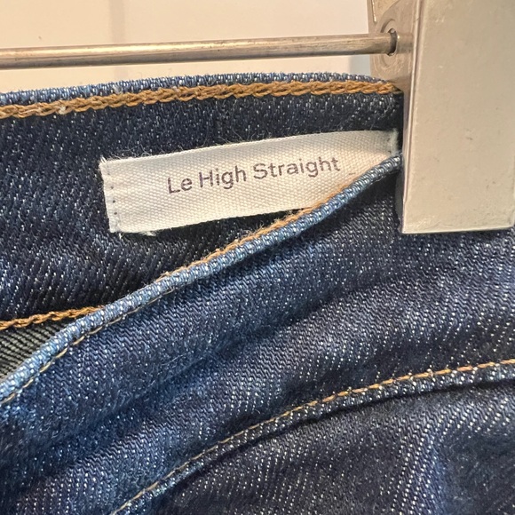 Frame Women’s 27 Le High Straight Raw Hem High Rise Jeans - Picture 4 of 5